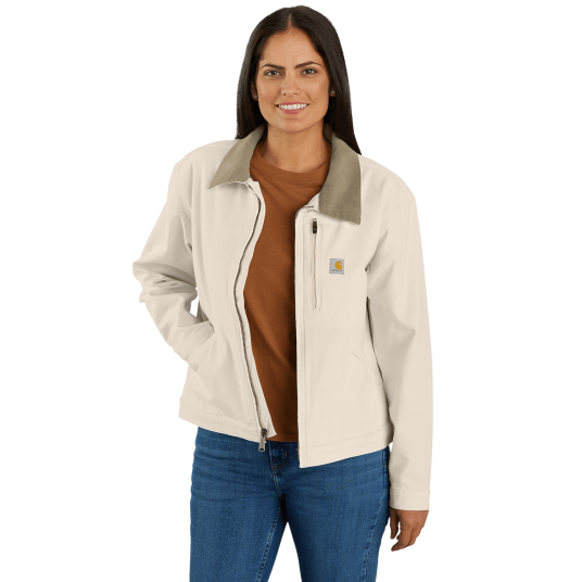 Carhartt Iconic Crawford Detroit Jacket Women Natural L L