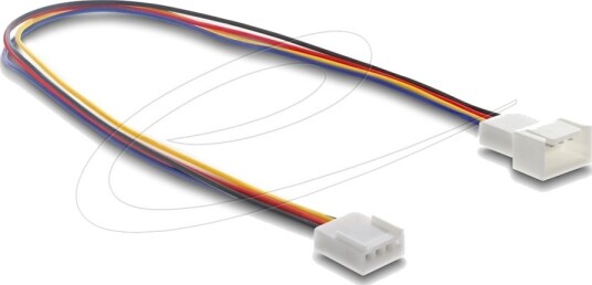Delock Forlengelseskabel For Viftestrømforsyning 4-Pins Pwm Hunn Til 4-Pins Pwm Hann 30 Cm 90871