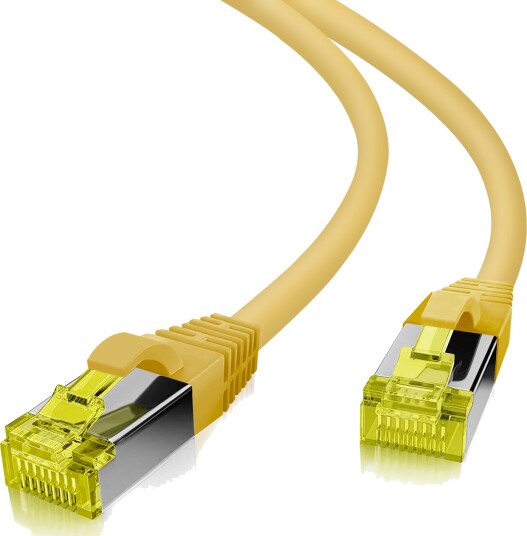 Helos Cat 6A S/Ftp 1 M 1 M Cat6a S/Ftp S-Stp Rj-45 Rj-45 Gult