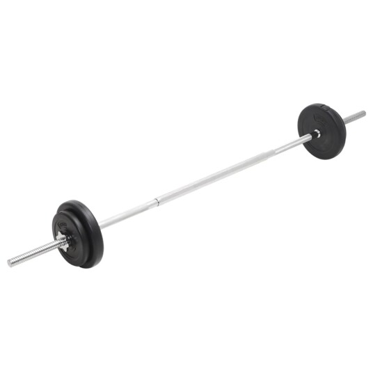 vidaXL Vektstang- og håndvektsett 30 kg vidaXL Vektstang- og håndvektsett 30 kg