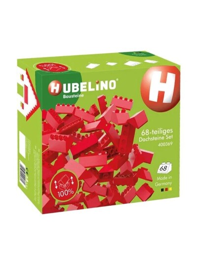 Hubelino Roof tile set Building blocks 68dlg.