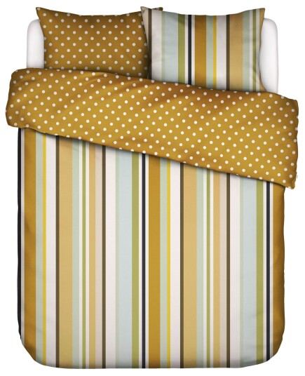 Essenza Dobbeltdyne sengetøy 200x220 cm - Feija - Vendbart sengesett - 100% bomullssateng -  sengetøy