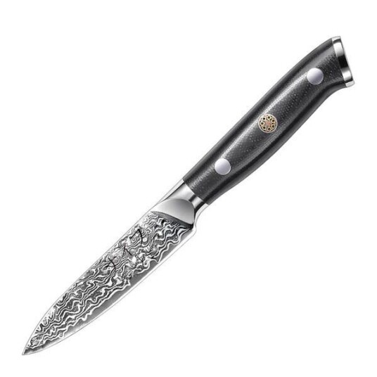 Damaskus by HawSkrellekniv 20 cm svart Damaskus by HawSkrellekniv 20 cm svart