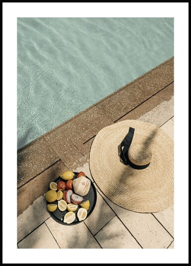 Poolside Relaxation Plakat Plakat / 100x150cm Poolside Relaxation Plakat Plakat / 100x150cm