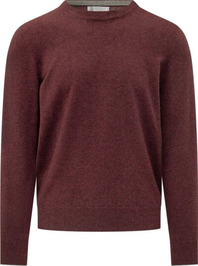 Brunello Cucinelli Herre Strikkevarer Rød 2XL,