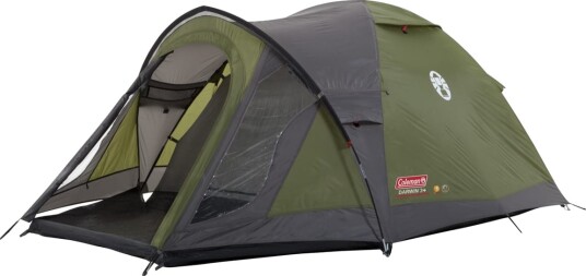 Coleman Darwin 3+ Kuppeltelt for 3 Personer, Grønn, 4.9 kg, 3000 mm Vannsøyle