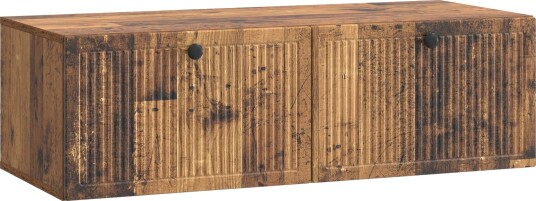  Vegghengt TV skap Gammelt tre 98 x 41 x 30 cm Konstruert tre