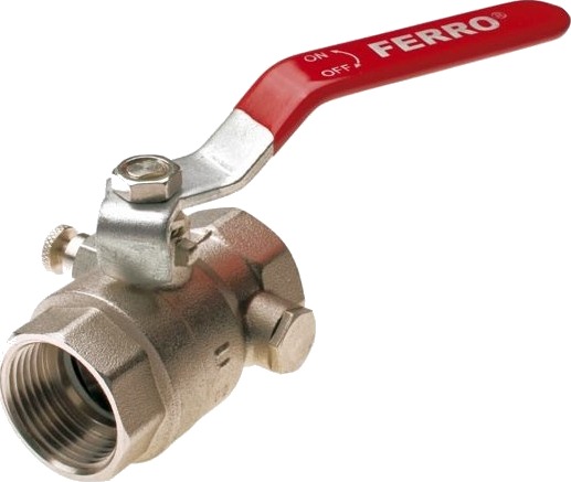 Ferro Kuleventil Hunn-Hun 5/4" Vann Kpo4