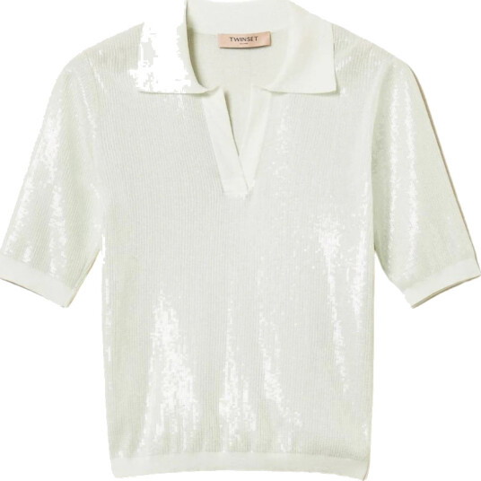 Twinset Dame Topper Blå L,