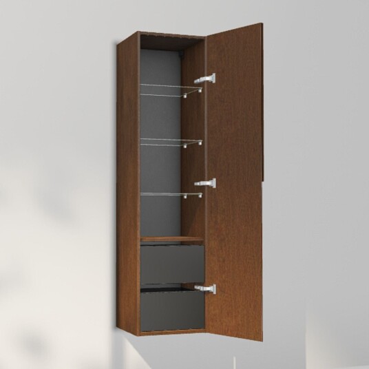 INR Iconic Nordic Rooms Grip 40/40 Høyskap Dark oak / 40cm Høyre Hengslet Ja INR Iconic Nordic Rooms Grip 40/40 Høyskap Dark oak / 40cm Høyre Hengslet Ja