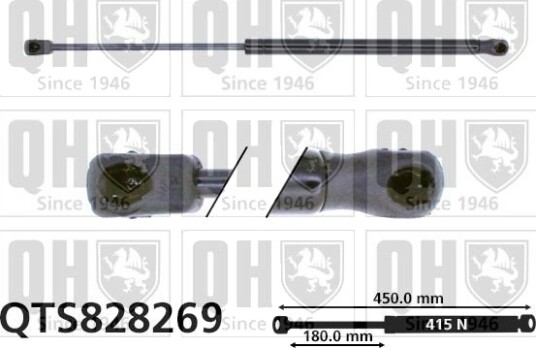 QUINTON HAZELL QTS828269 Baklukedemper