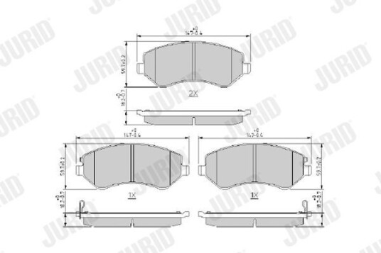 Bremseklosser JURID 573118J