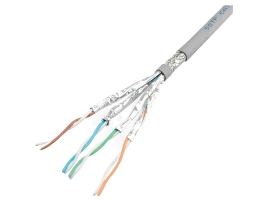 Value Kabel Value S/Ftp (Pimf) Kat. 6 (Klasa E) Pełny Eca Szary 300 M