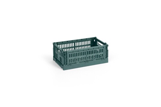 Hay Colour Crate Small Oppbevaring Dark Green Hay Colour Crate Small Oppbevaring Dark Green