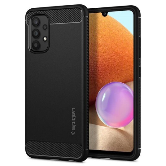 Spigen Rugged Armor Mobildeksel for Samsung Galaxy A52s 5G - Svart TPU
