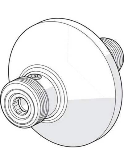 Oras Straight connector with flange