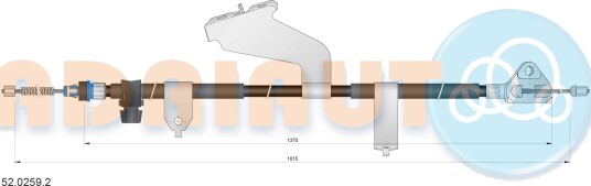Tautrekk håndbremse ADRIAUTO 52.0259.2