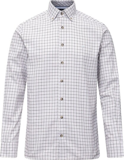 Hackett London Flannel Check EBONY BROWN S