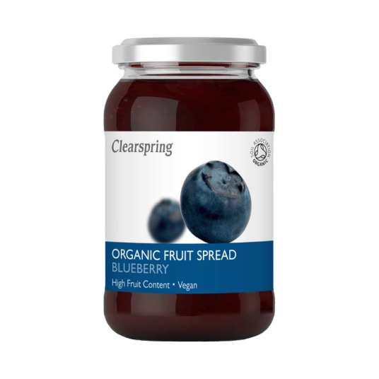 Clearspring økologisk blåbærsyltetøy 280 g Clearspring økologisk blåbærsyltetøy 280 g