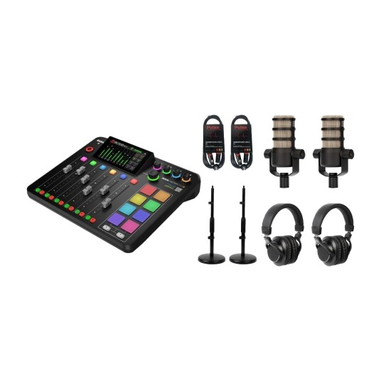 Røde Rodecaster PRO II Podcasting Bundle for To Personer Røde Rodecaster PRO II Podcasting Bundle for To Personer