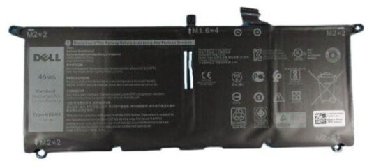 DELL Battery, 45WHR, 4 Cell (DGV24)