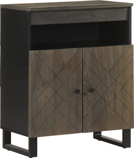 Skjenk svart 60x33x75 cm heltre mango Skjenk svart 60x33x75 cm heltre mango