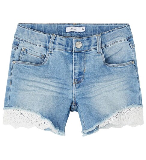 Name It Medium Blue Denim Salli Slim Denim Shorts Noos 92 Name It Medium Blue Denim Salli Slim Denim Shorts Noos 92