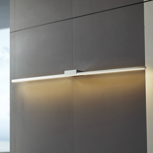 Lucande LED-speilbelysning Kivana krom aluminium 120 cm
