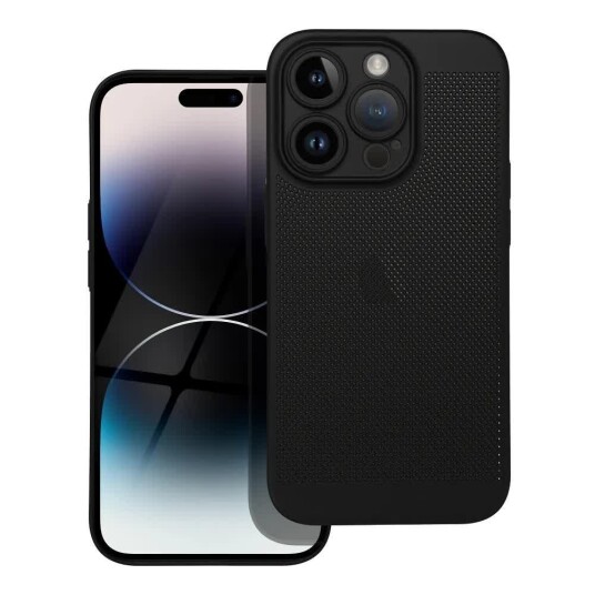 OEM Breezy Deksel for iPhone 17 Pro Svart