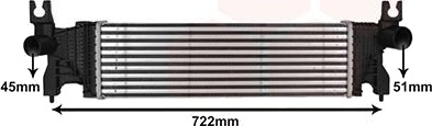 Intercooler VAN WEZEL 52014706
