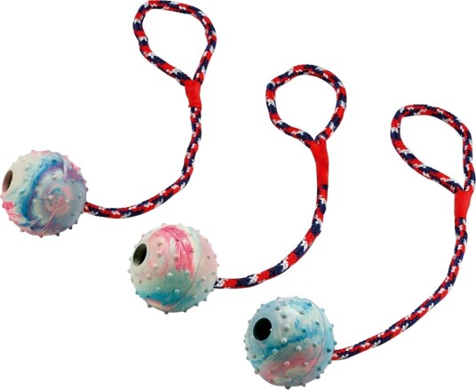 Kerbl Gummiball Med Tau 30Cm
