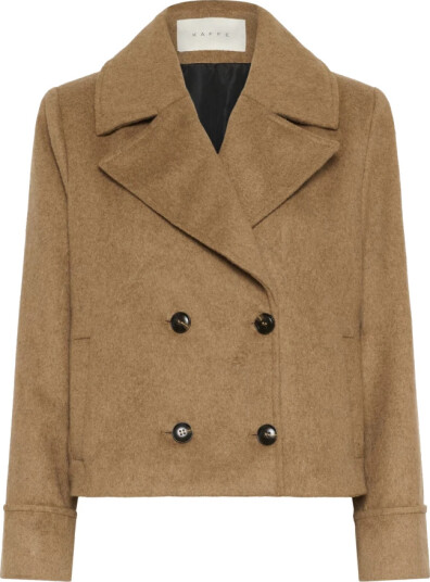 Kaffe Dame Frakker Brun XL,