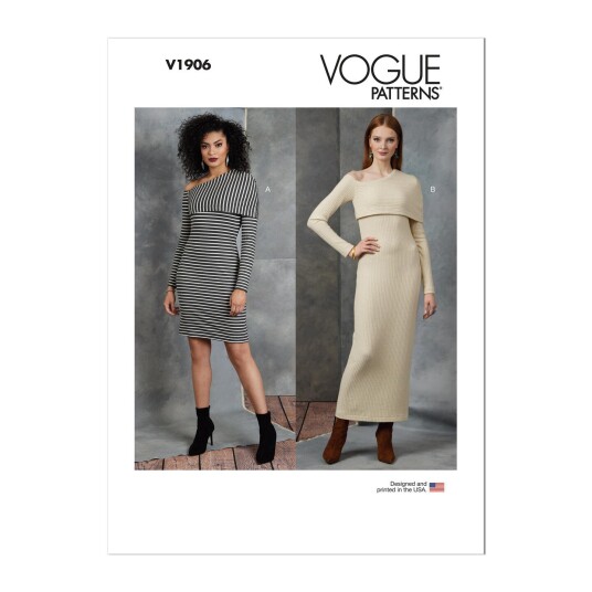 Vogue 1906 - Kjole Y5 (18-20-22-24-26)