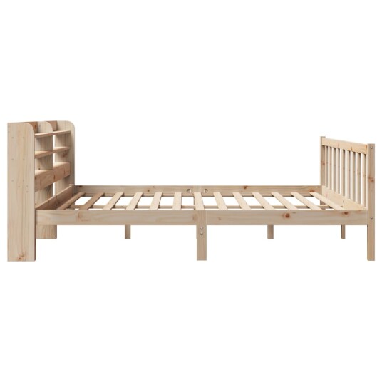 Sengeramme med madrass 200x200 cm heltre furu 3306588 Sengeramme med madrass 200x200 cm heltre furu 3306588