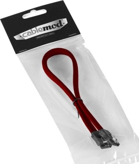 Cablemod Modmesh - Sata-Kabel - Serial Ata 150/300/600 - Sata (Hunn) Til Sata (Hunn) - 30 Cm - Blodrød Cablemod Modmesh - Sata-Kabel - Serial Ata 150/300/600 - Sata (Hunn) Til Sata (Hunn) - 30 Cm - Blodrød