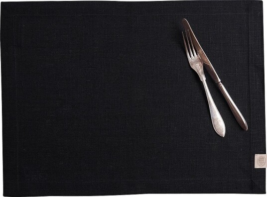 Lovely Linen Brikke Classic i manglet lin Svart