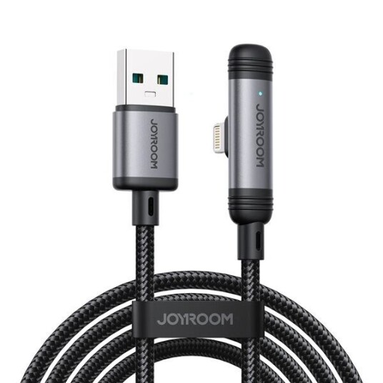 Joyroom EnjoyX 1,2m USB-A til Lightning 3A Kabel Svart