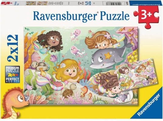 Ravensburger Fairies And Mermaids 2x12p Ravensburger Fairies And Mermaids 2x12p