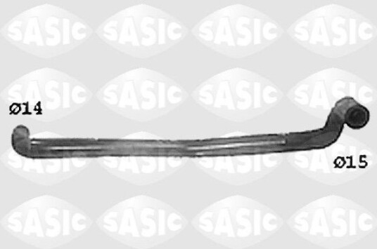 SASIC SWH0363 Radiatorslange SASIC SWH0363 Radiatorslange