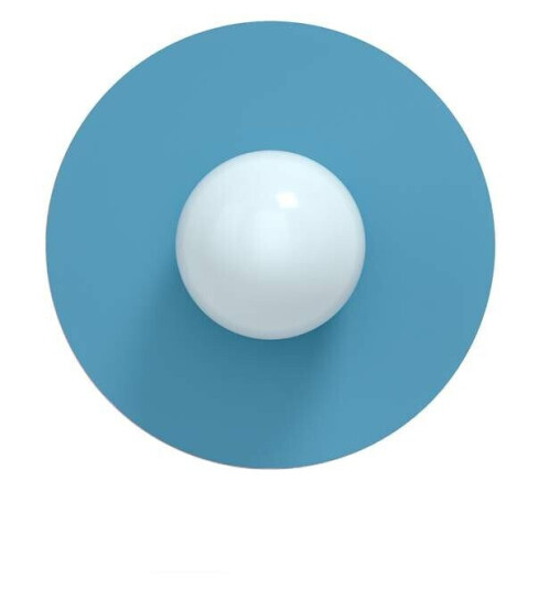 Swedish Ninja - Candy Big Circle 360 S Vegglampe Scandi Blue Swedish Ninja