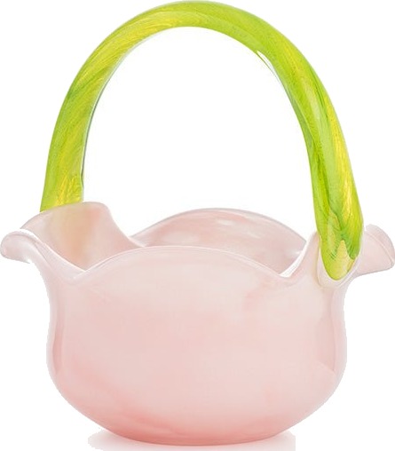 Hadeland Glassverk HG Påske Glasskurv Rosa Hadeland Glassverk HG Påske Glasskurv Rosa