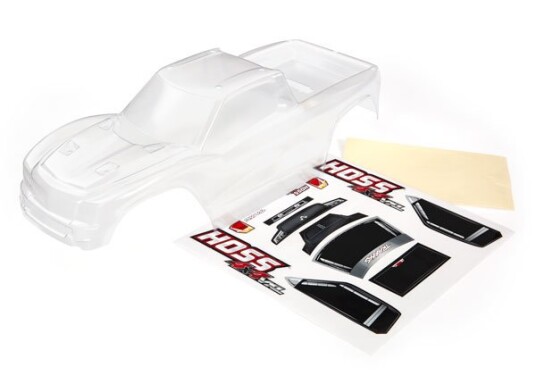 Traxxas 9011 Body Hoss® 4X4 VXL clear requires painting Traxxas 9011 Body Hoss® 4X4 VXL clear requires painting