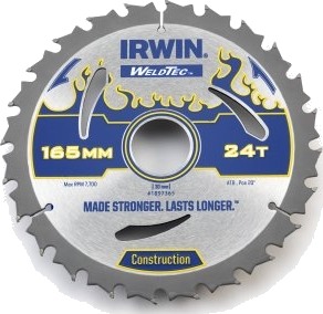 Skjæreskive Irwin 165X2,4X30,0 Mm Z24