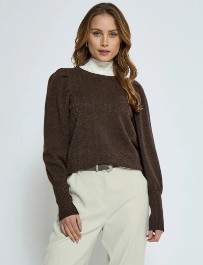 Peppercorn Anissa Pullover Brown S Peppercorn Anissa Pullover Brown S