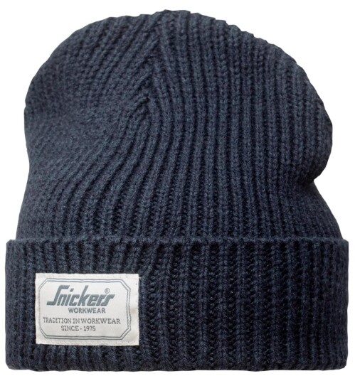 Snickers Lue Fisherman Beanie 9023 Mørkblå
