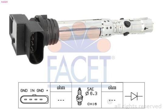 Tennspole coil FACET 9.6331 Tennspole coil FACET 9.6331