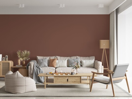 Tapet Jordnær Terracotta Eleganse