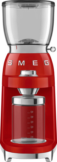 Smeg CGF01 Kaffekvern, Rød