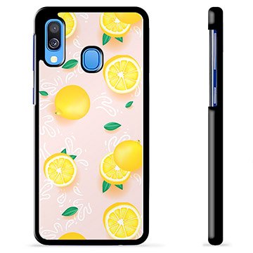 Samsung Galaxy A40 Beskyttelsesdeksel Sitronmønster