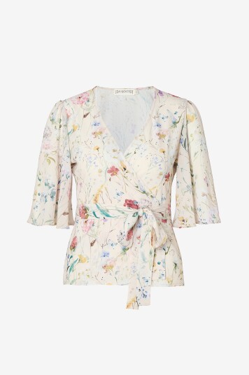 Ida Sjöstedt Omslagsbluse Harper Rosa Ida Sjöstedt Omslagsbluse Harper Rosa